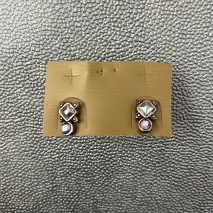 Silver Earrings & Necklace Set (NEW)